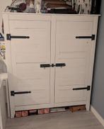 Sloophouten kast met 4 planken. B:150cm H:180cm D:56cm, Huis en Inrichting, Kasten | Buffetkasten, Ophalen, 50 tot 75 cm, 100 tot 150 cm