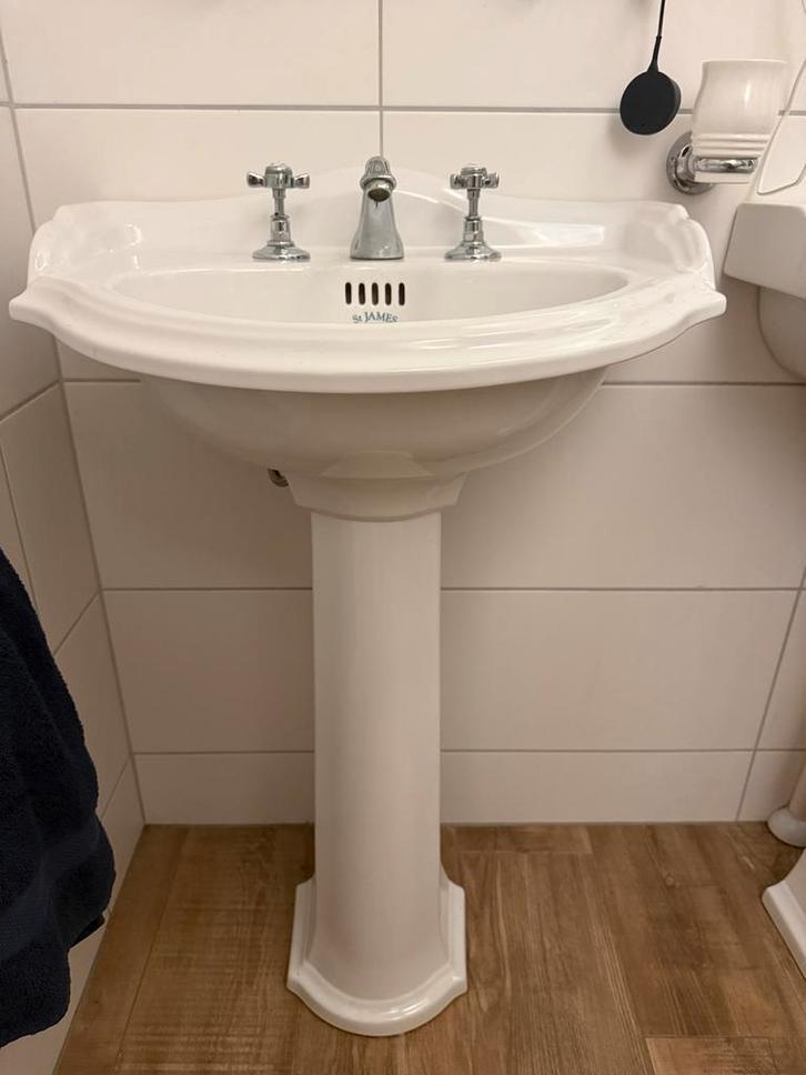 St. James Wastafel - Oud Engelse Stijl, Doe-het-zelf en Verbouw, Sanitair, Gebruikt, Wastafel, Ophalen