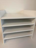 IKEA KALLAX inzet met 4 planken - Wit, Huis en Inrichting, Met plank(en), Minder dan 50 cm, Gebruikt, Ophalen of Verzenden
