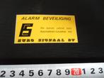 sticker Oss EURO SIGNAAL BV  Alarm Beveiliging, Ophalen, Zo goed als nieuw, Bedrijf of Vereniging