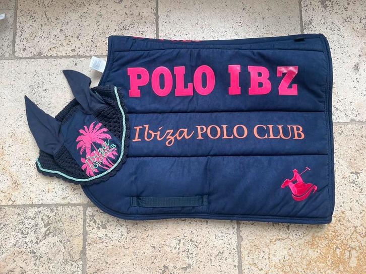 Set met oornetje en spring/veelzijdigheidsdekje van HV Polo, Dieren en Toebehoren, Paarden en Pony's | Dekens en Dekjes, Zo goed als nieuw
