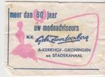 Suikerzakje Stadskanaal Zwartsenberg Groningen, Verzamelen, Verzenden, Nederland