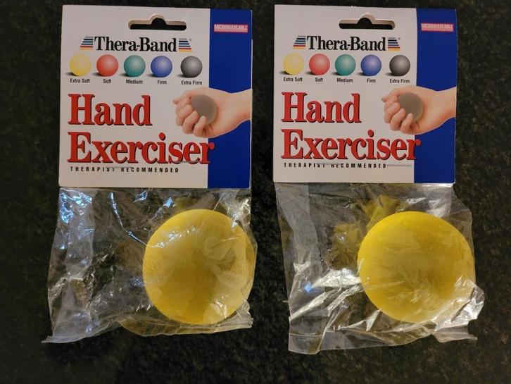 Fysio: Thera-Band oefenbal voor de handen (2 st.), Sport en Fitness, Massageproducten, Nieuw, Overige typen, Ophalen of Verzenden