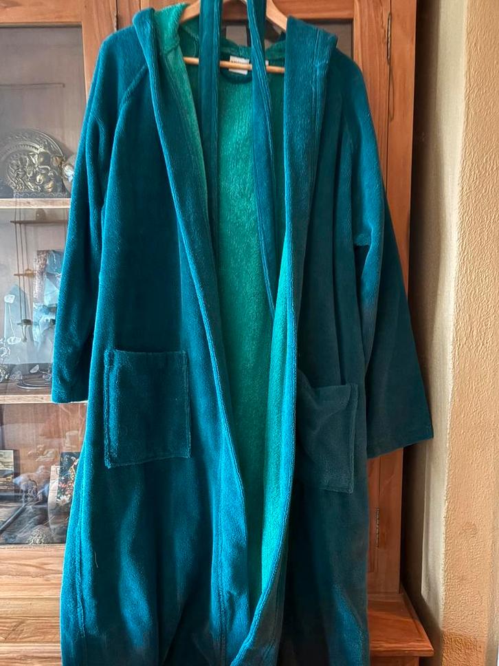 Petrol blauwe Badjas S / M kamerjas nieuw niet gebruikt, Kleding | Dames, Huispakken, Nieuw, Maat 38/40 (M), Blauw, Ophalen of Verzenden