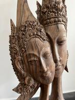 Balinees houten beeld Rama en Sita, Ophalen of Verzenden