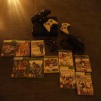 Xbox 360 Slim + Kinect + Controllers + Games, 360 S, Met games, Ophalen of Verzenden, Zo goed als nieuw
