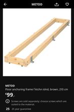 2 x IKEA Metod Verankeringsframe voor kookeiland 210 cm, Doe-het-zelf en Verbouw, Hout en Planken, Ophalen, Grenen, Zo goed als nieuw