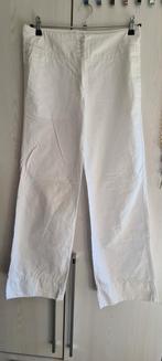 Turnover witte, katoenen broek mt 40, Ophalen of Verzenden, Zo goed als nieuw, Maat 38/40 (M), Wit