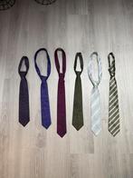 stropdassen paars blauw groen, Ophalen of Verzenden, Zo goed als nieuw, Overige kleuren, Met patroon