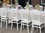 TE HUUR: witte napoleon stoelen/wedding chairs, Ophalen, Zo goed als nieuw, Overige