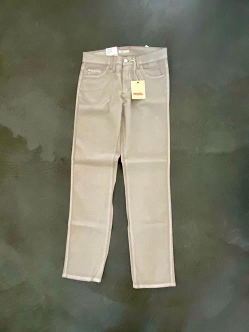 H190 Nieuw: Angels Cici: maat 36/38=S/M broek L30 taupe, Kleding | Dames, Broeken en Pantalons, Nieuw, Maat 36 (S), Grijs, Lang
