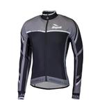 Rogelli Andrano Longsleeve Jersey zwart/ grijs/ maat S, Fietsen en Brommers, Fietsaccessoires | Fietskleding, S, Rogelli, Nieuw