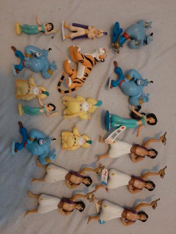 17 Disney Aladdin Figuurtjes  beschikbaar voor biedingen