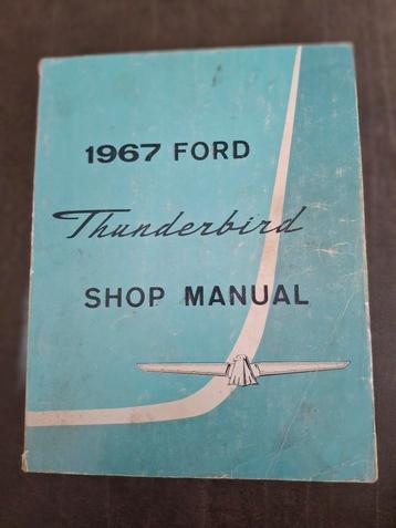 Ford Thunderbird 1967 Werkplaatshandboek beschikbaar voor biedingen