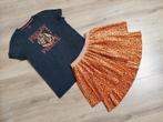 Set Scotch R'belle rok We fashion shirt 170/176 mt 16 zgan, Meisje, Ophalen of Verzenden, Zo goed als nieuw, Setje