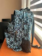 Eastpak rugzak blauw met bliemetjes, Ophalen of Verzenden, Gebruikt, Eastpak, 30 tot 45 cm