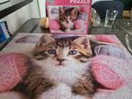 1000 stukjes kitten puzzel, Ophalen of Verzenden, 500 t/m 1500 stukjes, Gebruikt