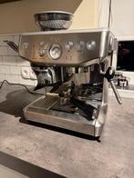 SAGE The Barista Express Espressomachine Impress Brushed, Ophalen, Espresso apparaat, Koffiebonen, Zo goed als nieuw