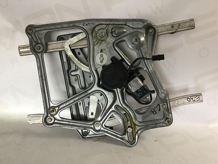 Raammechanisme linksachter BMW E30 Cabrio 51371935643, Auto-onderdelen, Ruiten en Toebehoren, BMW, Gebruikt, Ophalen of Verzenden