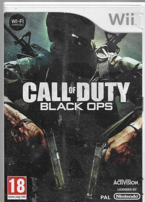 Call Of Duty Black Ops Wii, Spelcomputers en Games, Games | Nintendo Wii, Zo goed als nieuw, Shooter, 1 speler, Vanaf 18 jaar