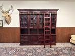Klassiek Engels Mahonie Boekenkast Bibliotheekkast, Ophalen