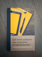 Zelf leren schrijven voor economie en bedrijfskunde, Boeken, Studieboeken en Cursussen, Ophalen of Verzenden, Zo goed als nieuw