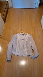 C&A Yessica beige Bikerjacke aus Velourleder Imitat maat s, Ophalen of Verzenden, Gedragen, Beige