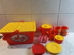 Picknick mand, retro vintage, uit 1980, zeer compleet., Ophalen of Verzenden, Zo goed als nieuw, Jongen of Meisje