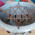 Vintage Emaille petroleumstel, Antiek en Kunst, Antiek | Emaille, Ophalen of Verzenden