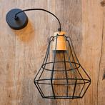 Hanglamp - Industrieel - Kooi - Z.G.A.N!!, Ophalen of Verzenden, Zo goed als nieuw, Minder dan 50 cm