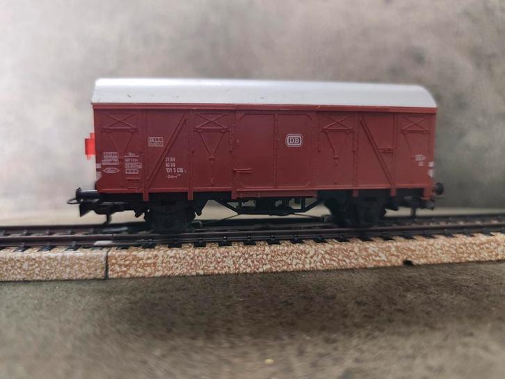 Märklin 4411 H0 Goederenwagon - Defecte Verlichting, Hobby en Vrije tijd, Modeltreinen | H0, Ophalen of Verzenden