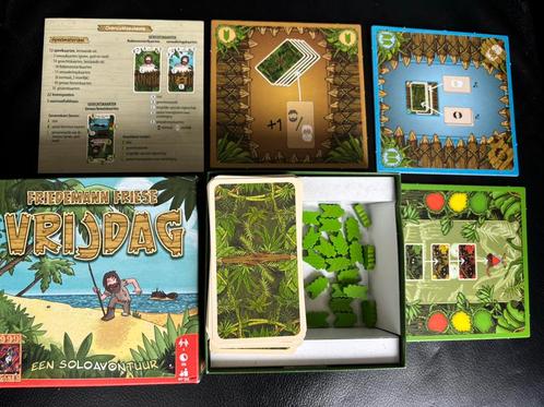Vrijdag, een solo spel, robinson!, Hobby en Vrije tijd, Gezelschapsspellen | Overige, Gebruikt, Een of twee spelers, Ophalen of Verzenden