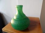 Art Deco Frans Vaasje Cameo Glas groen, Antiek en Kunst, Antiek | Vazen, Ophalen of Verzenden