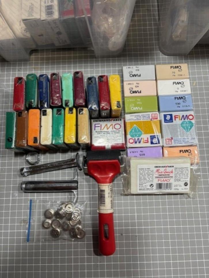 Fimo klei, Hobby en Vrije tijd, Knutselen, Zo goed als nieuw, Knutselwerk, Ophalen of Verzenden