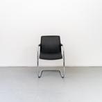 4 Vitra Unix Chair Zwart slede stapelbaar Nieuw, Nieuw, Metaal, Vijf, Zes of meer stoelen