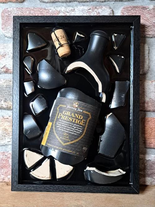 Flesje Hertog Jan Grand prestige verwerkt in Epoxy, Huis en Inrichting, Woonaccessoires | Wanddecoraties, Zo goed als nieuw, Ophalen of Verzenden