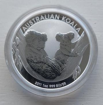 Zilveren 1 oz Koala 2011. beschikbaar voor biedingen