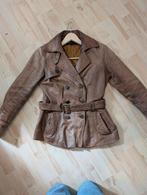 Leren, congac bruine Arma jas maat 38, Kleding | Dames, Jassen | Winter, Ophalen of Verzenden, Gedragen, Bruin