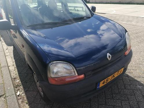 Renault Kangoo 2002, Auto's, Volkswagen, Particulier, Benzine, MPV, Handgeschakeld, Blauw, Grijs, Stof, Voorwielaandrijving, Ophalen