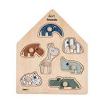 Done by deer houten puzzel, Ophalen of Verzenden, Zo goed als nieuw, Van hout, Minder dan 10 stukjes
