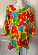Flower Power Jurk maat L/XL carnaval feest foute party, Ophalen of Verzenden, Zo goed als nieuw, Maat 46/48 (XL) of groter, Carnaval