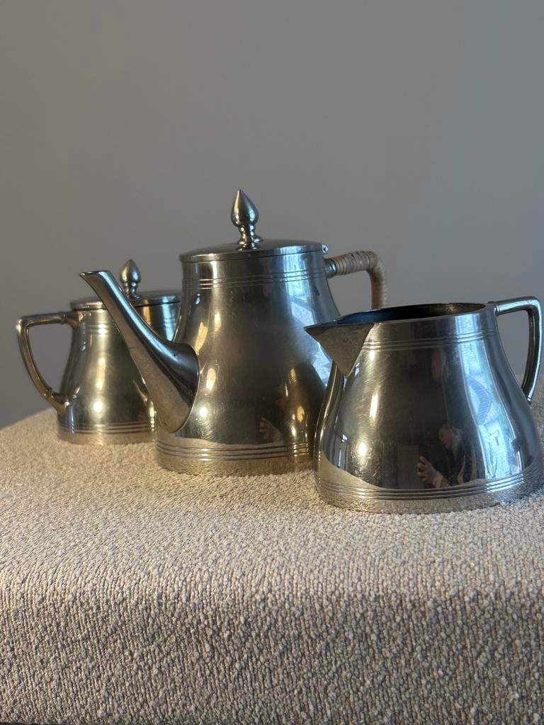Vintage Metawa Holland Thee/ Koffieset – tin 1930-1980, Antiek en Kunst, Antiek | Keukenbenodigdheden, Ophalen of Verzenden