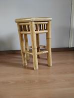 Rotan plantentafeltje/bijzettafeltje, Ophalen, Minder dan 55 cm, Gebruikt, Overige vormen