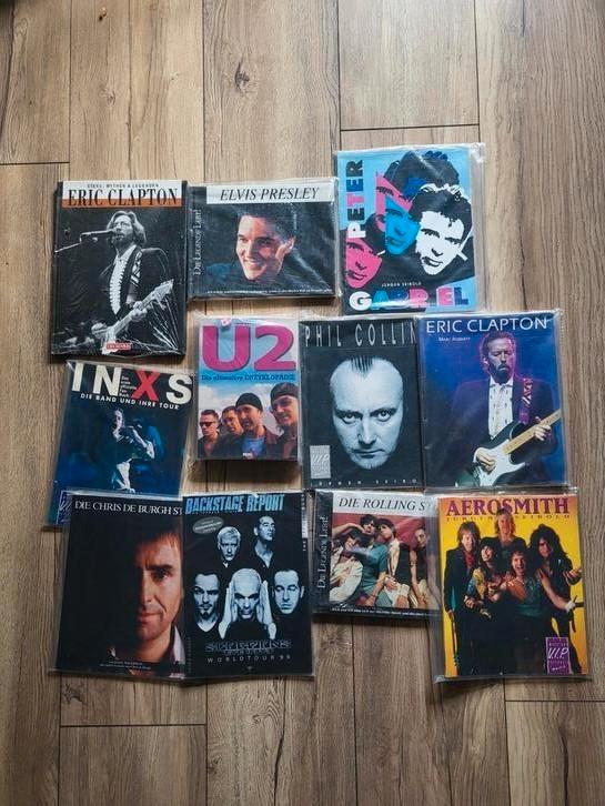 Gesealde Duitstalige Boeken, Clapton, U2, Stones, Aerosmith, Boeken, Muziek, Zo goed als nieuw, Artiest, Ophalen of Verzenden