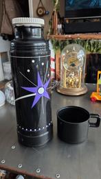 Vintage Thermoskan met Beker - Retro Design, Huis en Inrichting, Ophalen of Verzenden, Gebruikt