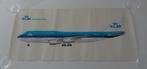 Vintage KLM Poster, Ophalen, Zo goed als nieuw, Rechthoekig Liggend