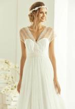 Prachtige ivoorkleurige Bianco Evento trouwjurk maat 46/48, Trouwjurk, Bianco Evento, Overige kleuren, Ophalen of Verzenden
