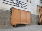 Eiken Design Dressoir Jaren 60 Vintage Kast Sideboard Duits