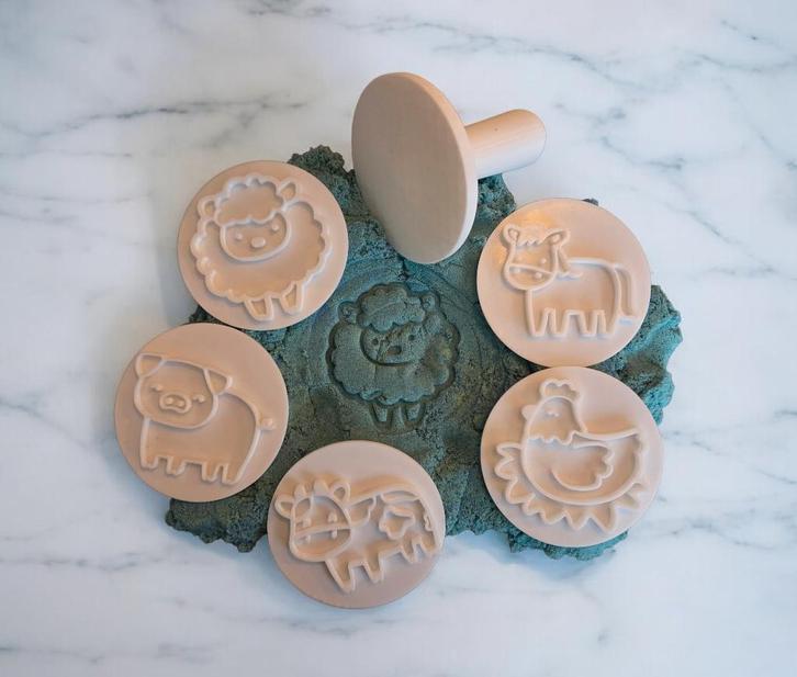 Stempelset Boerderij, Kinderen en Baby's, Speelgoed | Educatief en Creatief, Nieuw, Verzenden