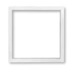 Kunststof Kozijn Vast  B100 H100cm Wit, Niet ingevuld, Kunststof, Raamkozijn, Niet ingevuld